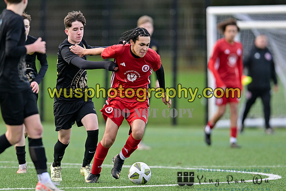 20240106-104145A Welling United Academy Boys U15 Reds v New Level Soccer Academy Boys U15