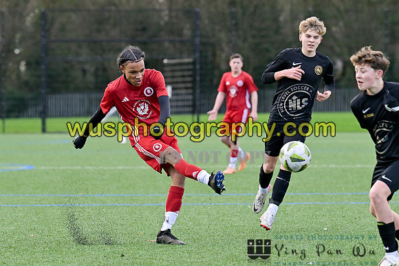 20240106-104324A Welling United Academy Boys U15 Reds v New Level Soccer Academy Boys U15