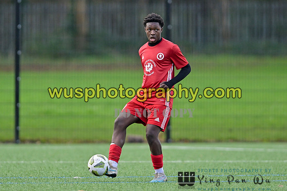 20240106-104438 Welling United Academy Boys U15 Reds v New Level Soccer Academy Boys U15