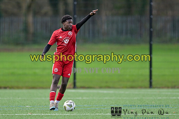 20240106-104440 Welling United Academy Boys U15 Reds v New Level Soccer Academy Boys U15