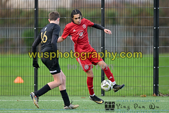 20240106-104445 Welling United Academy Boys U15 Reds v New Level Soccer Academy Boys U15