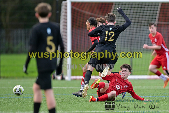 20240106-104643D Welling United Academy Boys U15 Reds v New Level Soccer Academy Boys U15