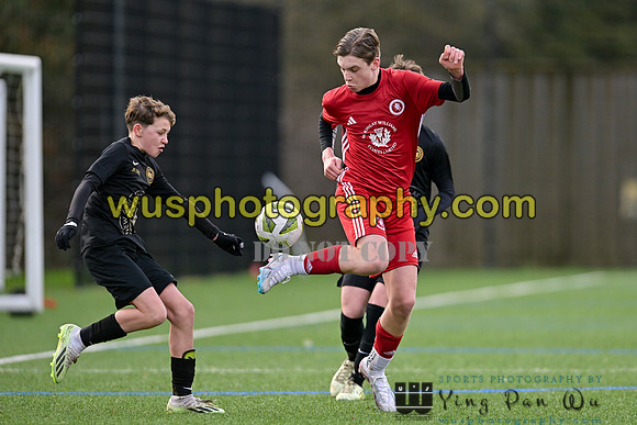 20240106-104812B Welling United Academy Boys U15 Reds v New Level Soccer Academy Boys U15