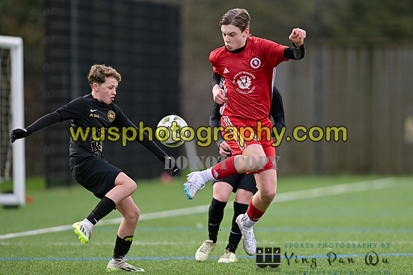 20240106-104812C Welling United Academy Boys U15 Reds v New Level Soccer Academy Boys U15