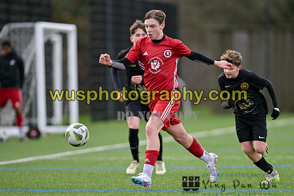20240106-104813 Welling United Academy Boys U15 Reds v New Level Soccer Academy Boys U15
