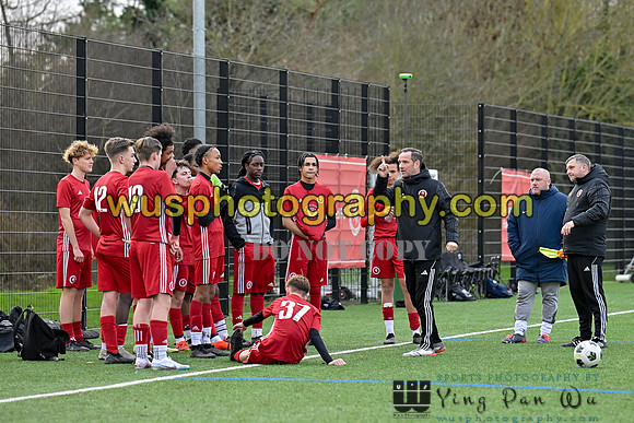 20240106-105005 Welling United Academy Boys U15 Reds v New Level Soccer Academy Boys U15
