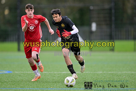 20240106-110104 Welling United Academy Boys U15 Reds v New Level Soccer Academy Boys U15