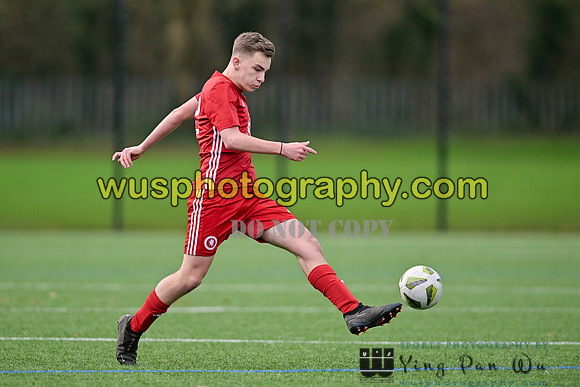 20240106-110752B Welling United Academy Boys U15 Reds v New Level Soccer Academy Boys U15