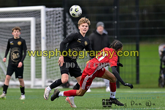 20240106-111117A Welling United Academy Boys U15 Reds v New Level Soccer Academy Boys U15
