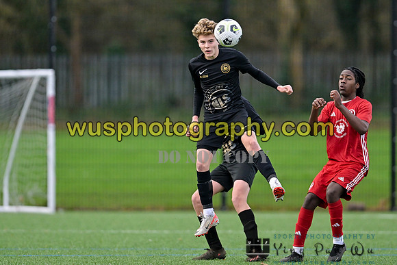 20240106-111229 Welling United Academy Boys U15 Reds v New Level Soccer Academy Boys U15