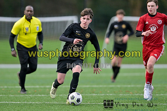 20240106-111233D Welling United Academy Boys U15 Reds v New Level Soccer Academy Boys U15