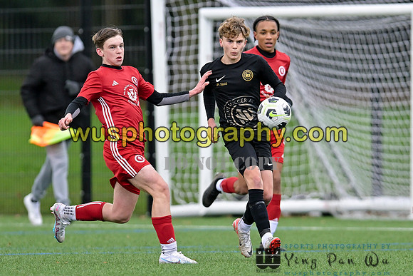 20240106-111538 Welling United Academy Boys U15 Reds v New Level Soccer Academy Boys U15