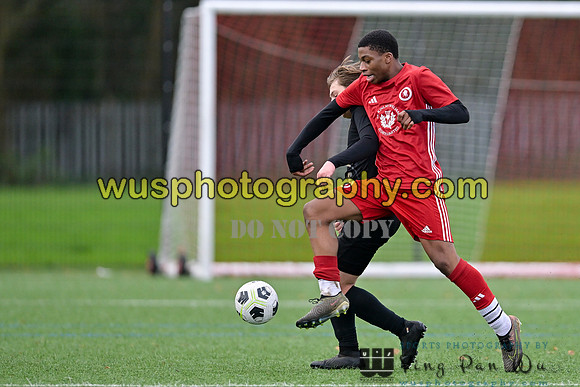 20240106-111909A Welling United Academy Boys U15 Reds v New Level Soccer Academy Boys U15