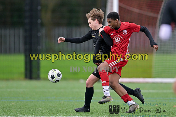 20240106-111909B Welling United Academy Boys U15 Reds v New Level Soccer Academy Boys U15