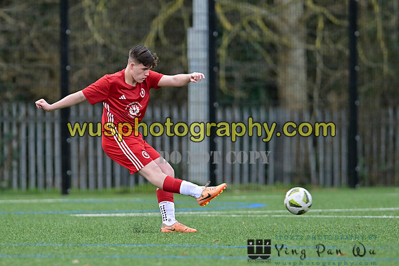 20240106-112410B Welling United Academy Boys U15 Reds v New Level Soccer Academy Boys U15