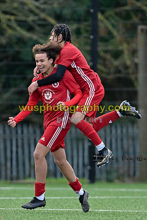 20240106-112734B Welling United Academy Boys U15 Reds v New Level Soccer Academy Boys U15