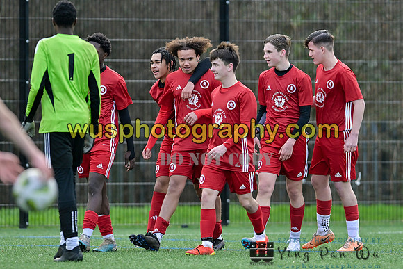 20240106-112746 Welling United Academy Boys U15 Reds v New Level Soccer Academy Boys U15