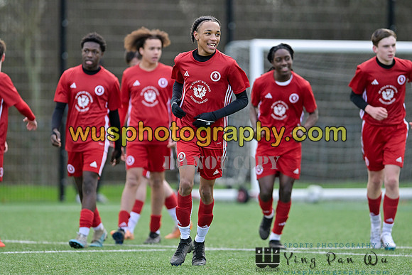 20240106-112758 Welling United Academy Boys U15 Reds v New Level Soccer Academy Boys U15