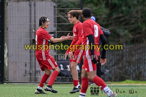 20240106-112903 Welling United Academy Boys U15 Reds v New Level Soccer Academy Boys U15