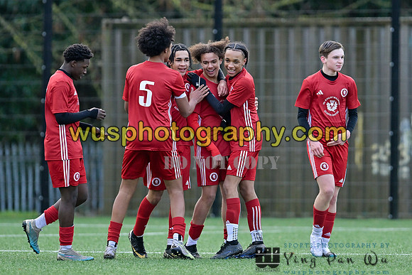 20240106-112911 Welling United Academy Boys U15 Reds v New Level Soccer Academy Boys U15