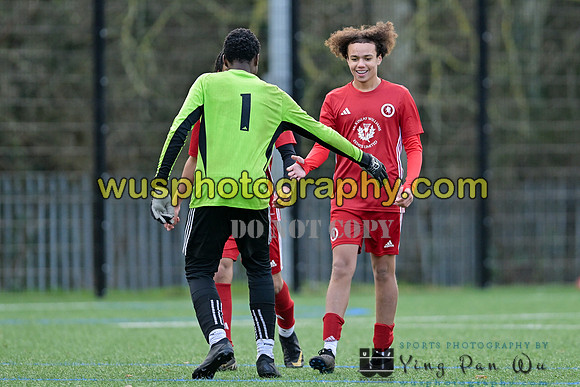 20240106-112919 Welling United Academy Boys U15 Reds v New Level Soccer Academy Boys U15