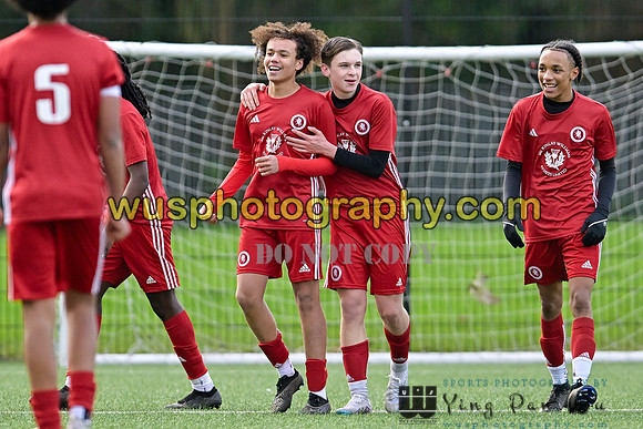 20240106-113212 Welling United Academy Boys U15 Reds v New Level Soccer Academy Boys U15