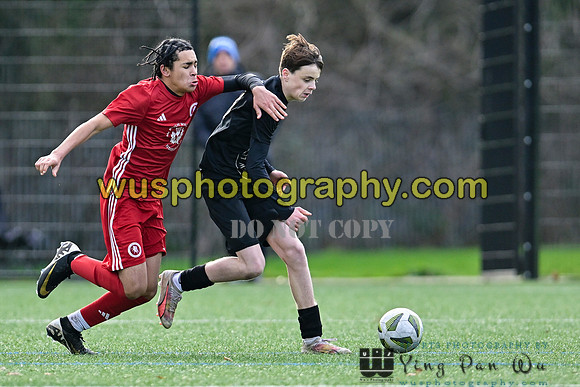 20240106-113402 Welling United Academy Boys U15 Reds v New Level Soccer Academy Boys U15