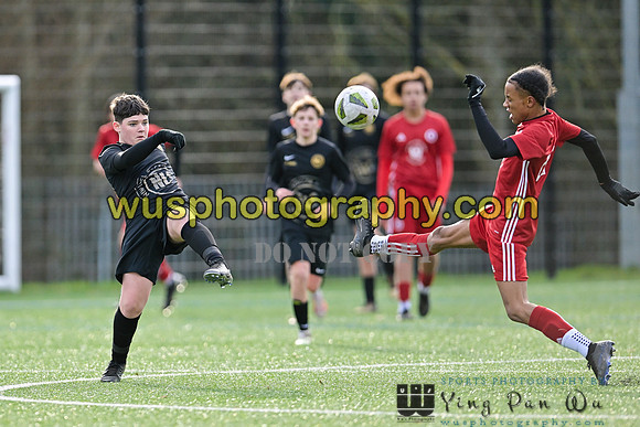 20240106-113615B Welling United Academy Boys U15 Reds v New Level Soccer Academy Boys U15