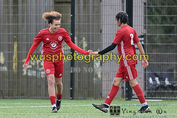 20240106-113647 Welling United Academy Boys U15 Reds v New Level Soccer Academy Boys U15