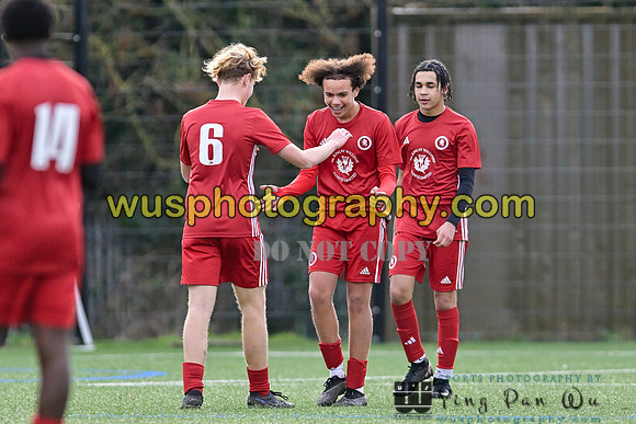 20240106-113653 Welling United Academy Boys U15 Reds v New Level Soccer Academy Boys U15