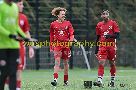 20240106-113659 Welling United Academy Boys U15 Reds v New Level Soccer Academy Boys U15