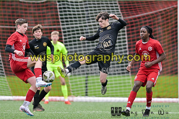 20240106-114118 Welling United Academy Boys U15 Reds v New Level Soccer Academy Boys U15