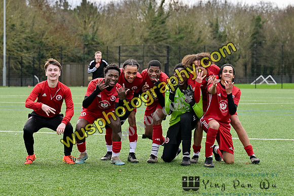20240106-114319 Welling United Academy Boys U15 Reds v New Level Soccer Academy Boys U15