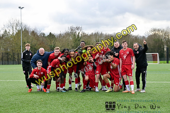 20240106-114335 Welling United Academy Boys U15 Reds v New Level Soccer Academy Boys U15