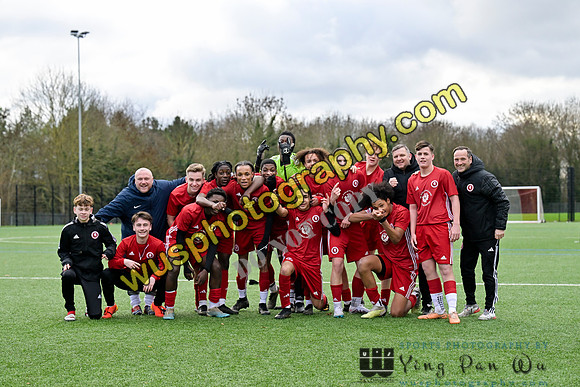 20240106-114337A Welling United Academy Boys U15 Reds v New Level Soccer Academy Boys U15