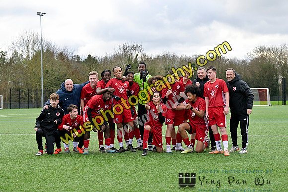 20240106-114338 Welling United Academy Boys U15 Reds v New Level Soccer Academy Boys U15
