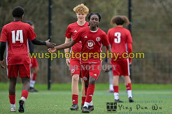 20240106-100515 Welling United Academy Boys U15 Reds v New Level Soccer Academy Boys U15