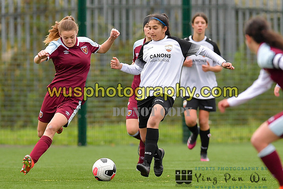 20211211-114922 West Ham United Academy Girls U16 v London Bees Academy U16