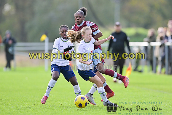 20221119-105850I Tottenham Hotspur Women FC Academy U15 v West Ham United Academy Girls U15