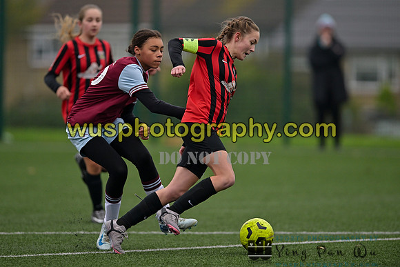 20241130-100928 West Ham United Warriors Girls U14 v Fareham Town Youth FC Girls U14