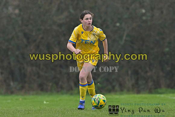 20250118-122719 Haywards Heath Town Youth FC Girls U18 v Crystal Palace FC Academy Girls U16