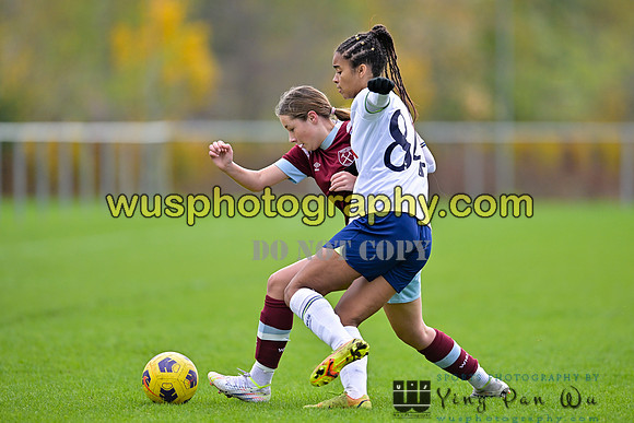 20221119-112155D Tottenham Hotspur Women FC Academy U15 v West Ham United Academy Girls U15