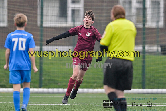 20240113-100412 West Ham United Foundation Boys U13 v Soccer Elite FA Boys U13