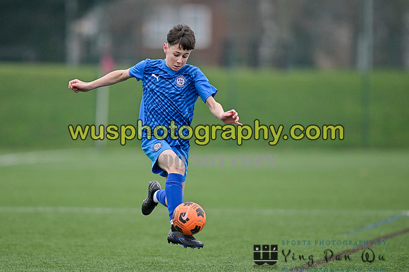 20240113-100732 West Ham United Foundation Boys U13 v Soccer Elite FA Boys U13