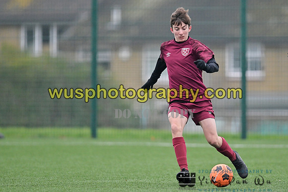 20240113-100828 West Ham United Foundation Boys U13 v Soccer Elite FA Boys U13