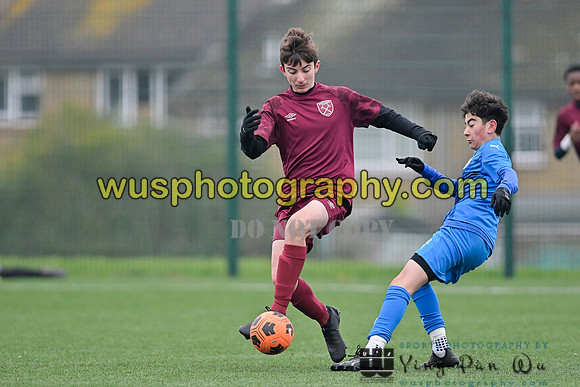 20240113-100828A West Ham United Foundation Boys U13 v Soccer Elite FA Boys U13