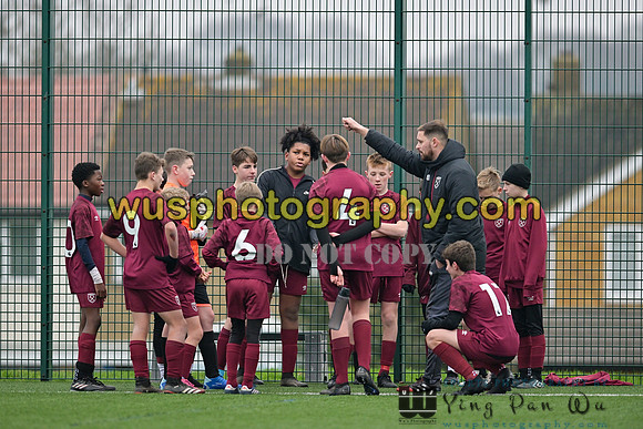 20240113-102354 West Ham United Foundation Boys U13 v Soccer Elite FA Boys U13