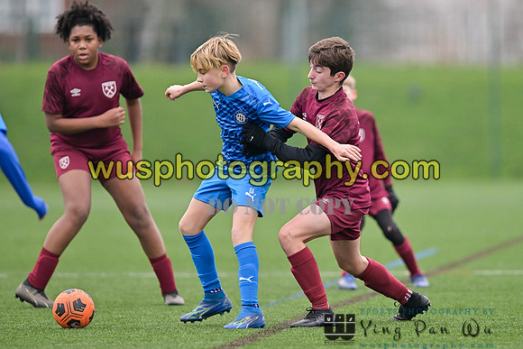 20240113-105110 West Ham United Foundation Boys U13 v Soccer Elite FA Boys U13