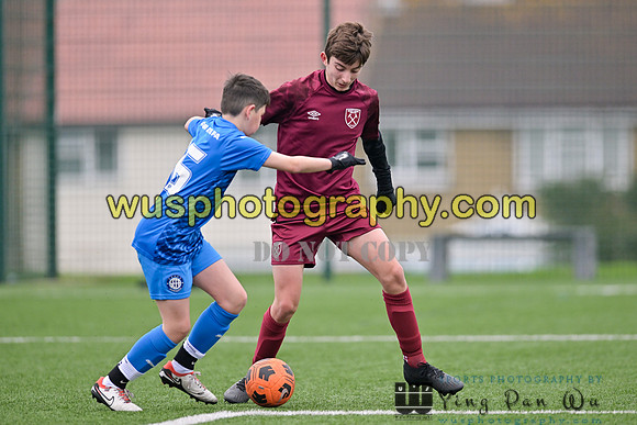 20240113-105129 West Ham United Foundation Boys U13 v Soccer Elite FA Boys U13
