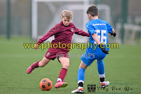 20240113-105356 West Ham United Foundation Boys U13 v Soccer Elite FA Boys U13